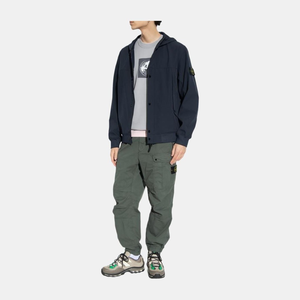 Stone Island Soft Shell Jacket Navy