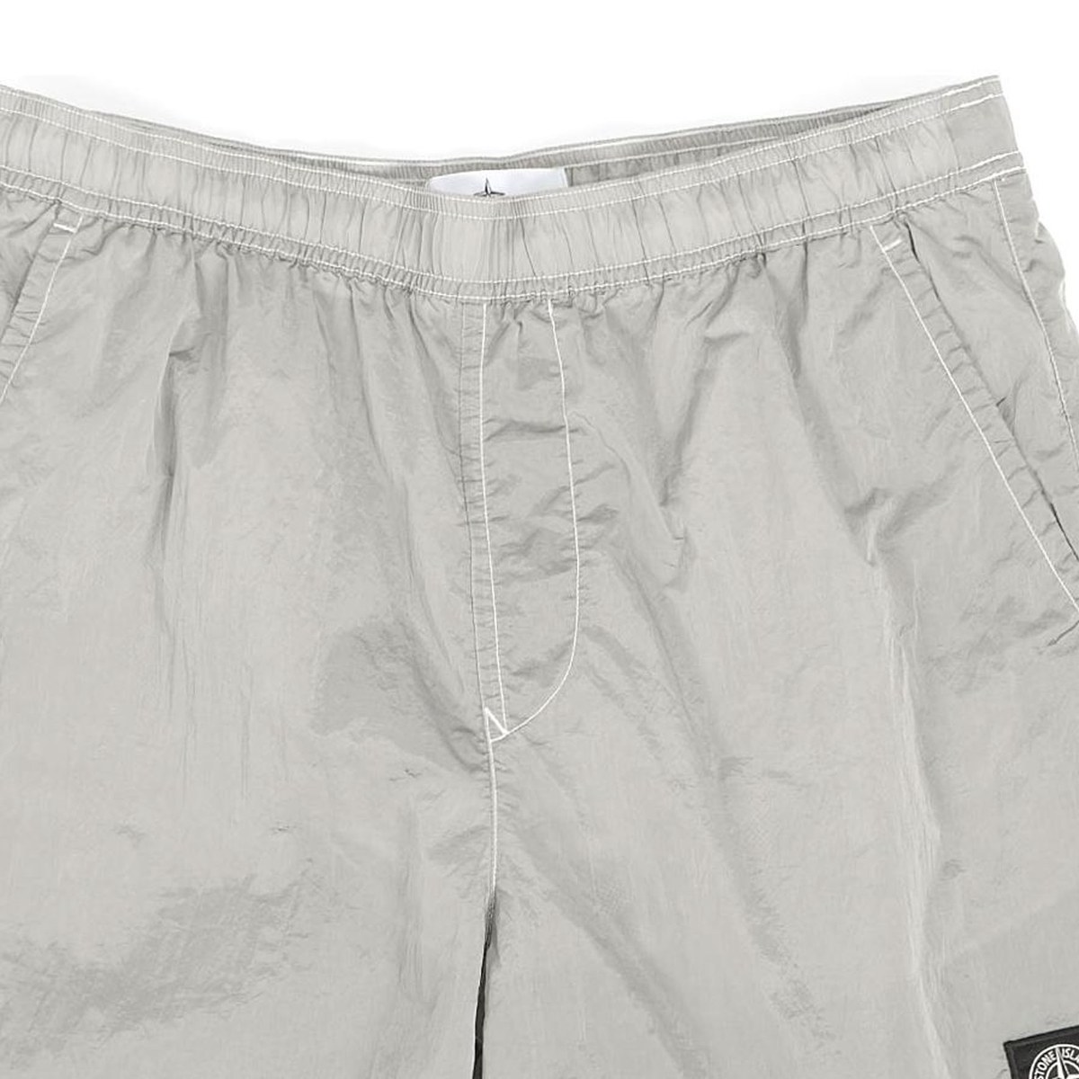 Stone Island Nylon Print Shorts Grey