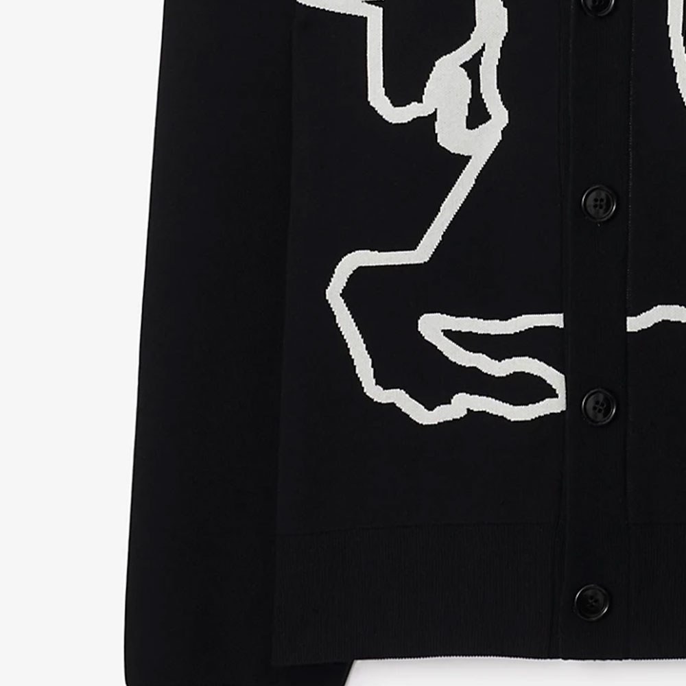 Burberry Equestrian Knight V-Neck Sweater