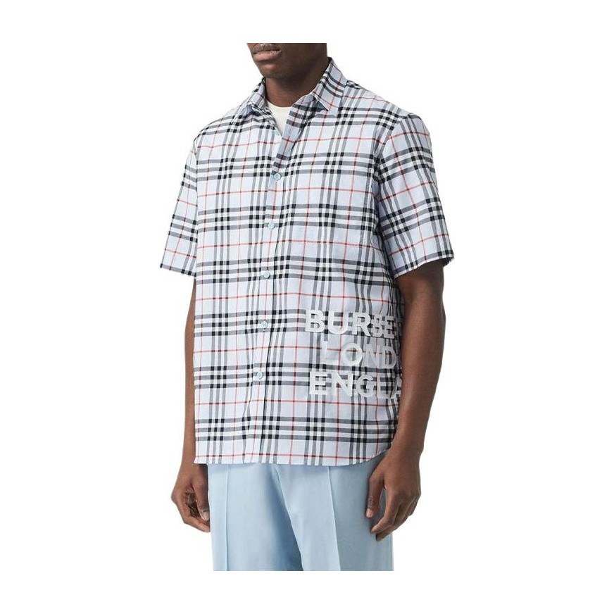 Burberry Logo Vintage Check Short Sleeve Shirt