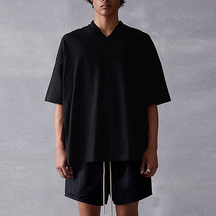 Fear of God Essentials SS23 V-Neck Jet Black