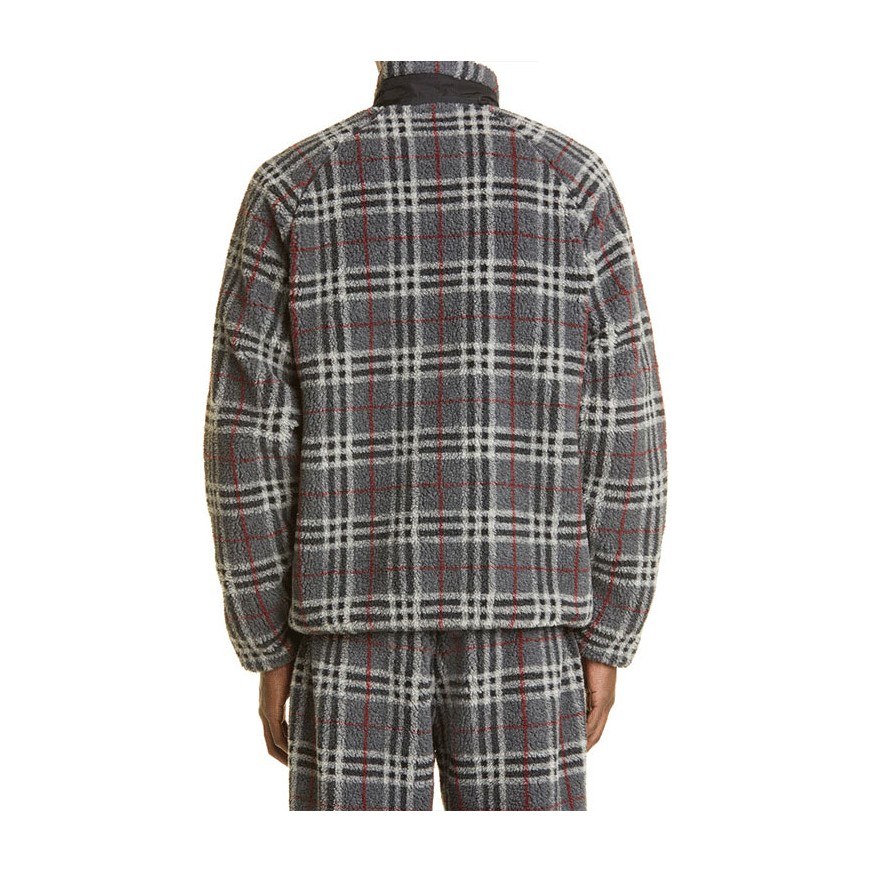 Burberry Check Fleece Jacket
