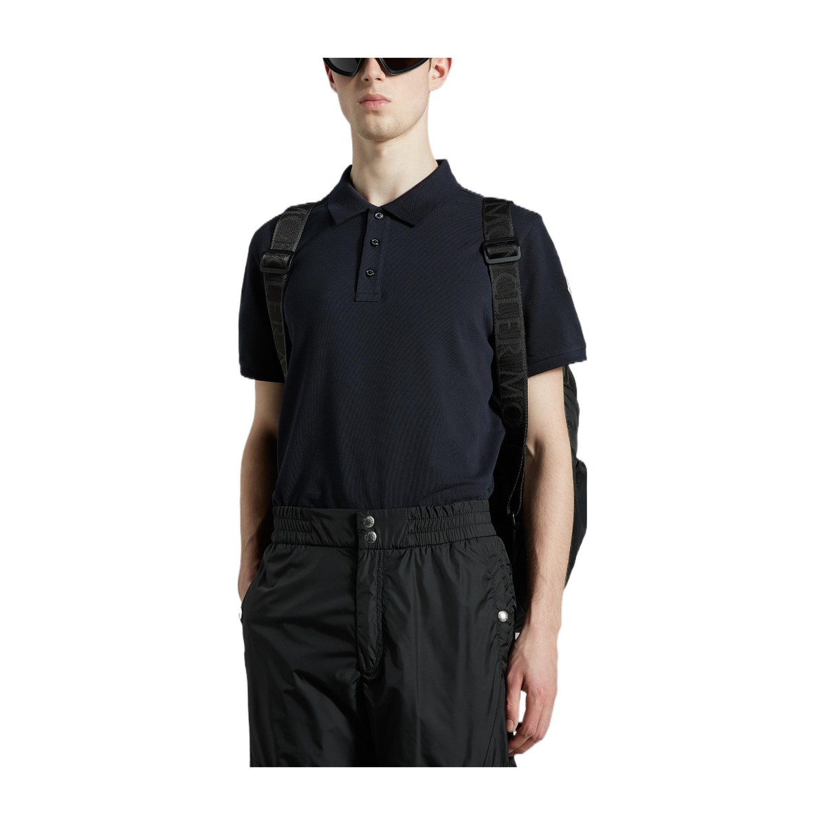 Moncler Polo Navy
