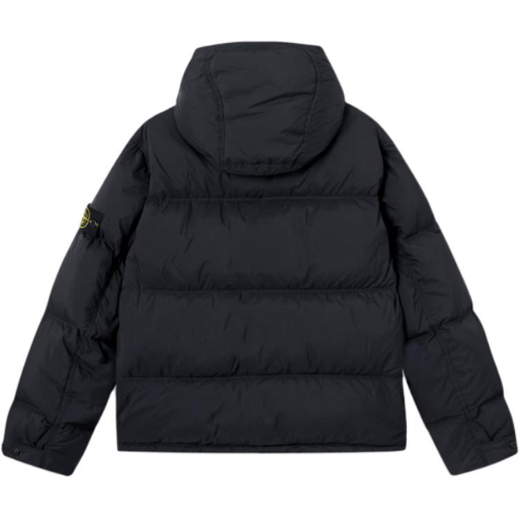 Stone Island Logo Embroidered Down Jacket