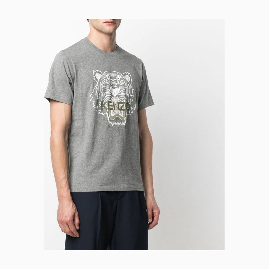 KENZO Tiger Print T-Shirt Grey