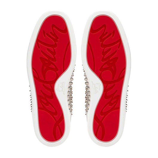 CL Platinum Stud High-Top Sneakers White