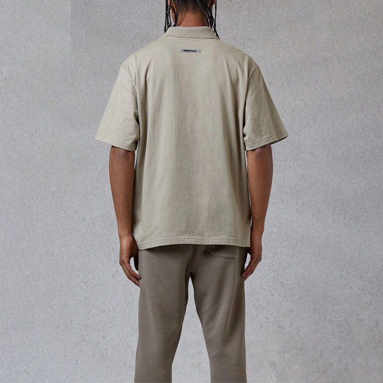 Fear of God Essentials FW20 Polo Shirt Olive