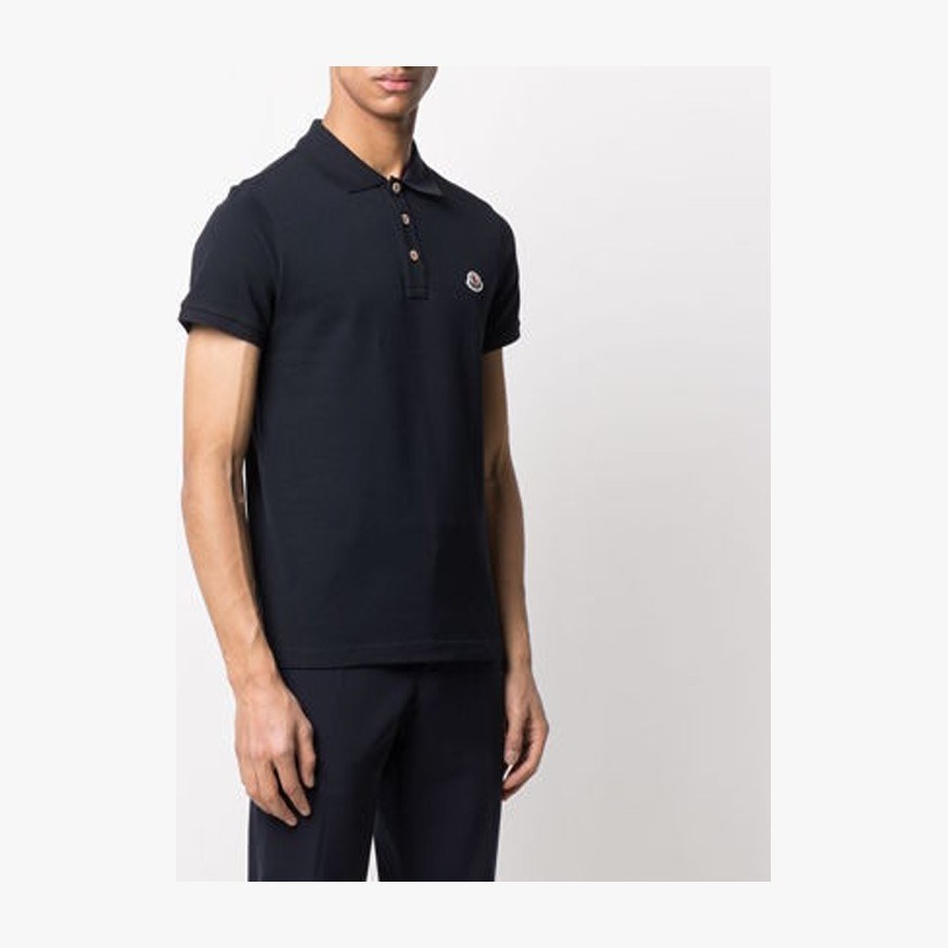 Moncler Polo Shirt Navy