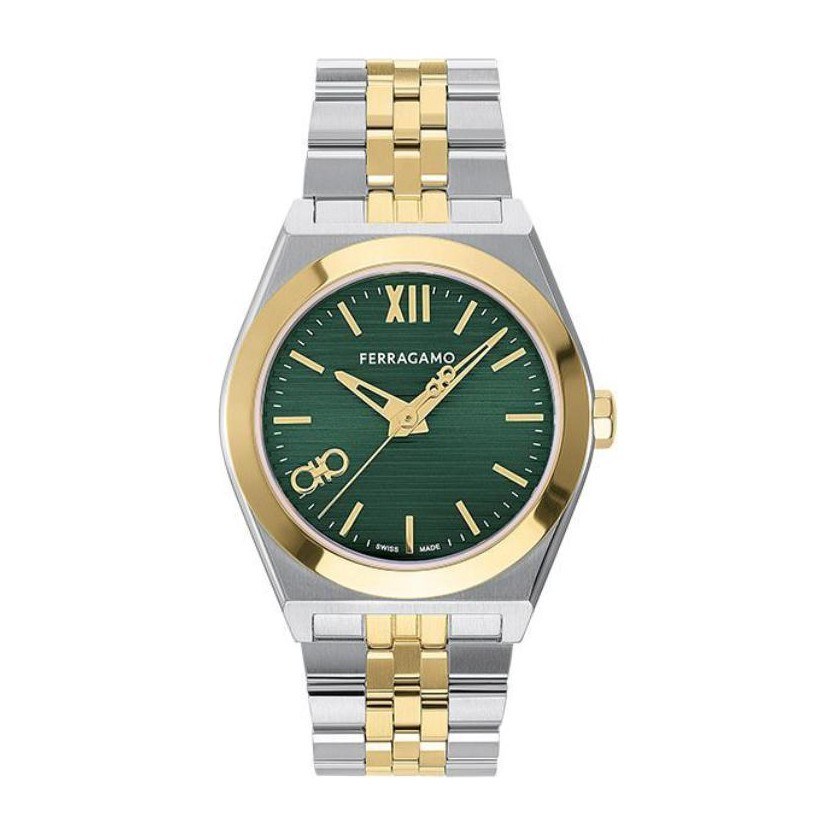 Ferragamo 40mm Green Dial Watch