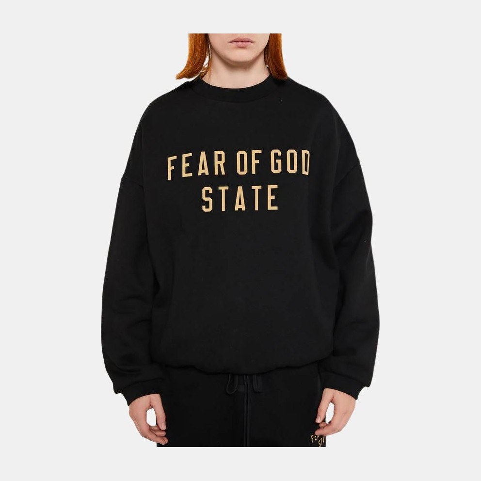 Fear of God Essentials Fleece Crewneck Obsidian Black