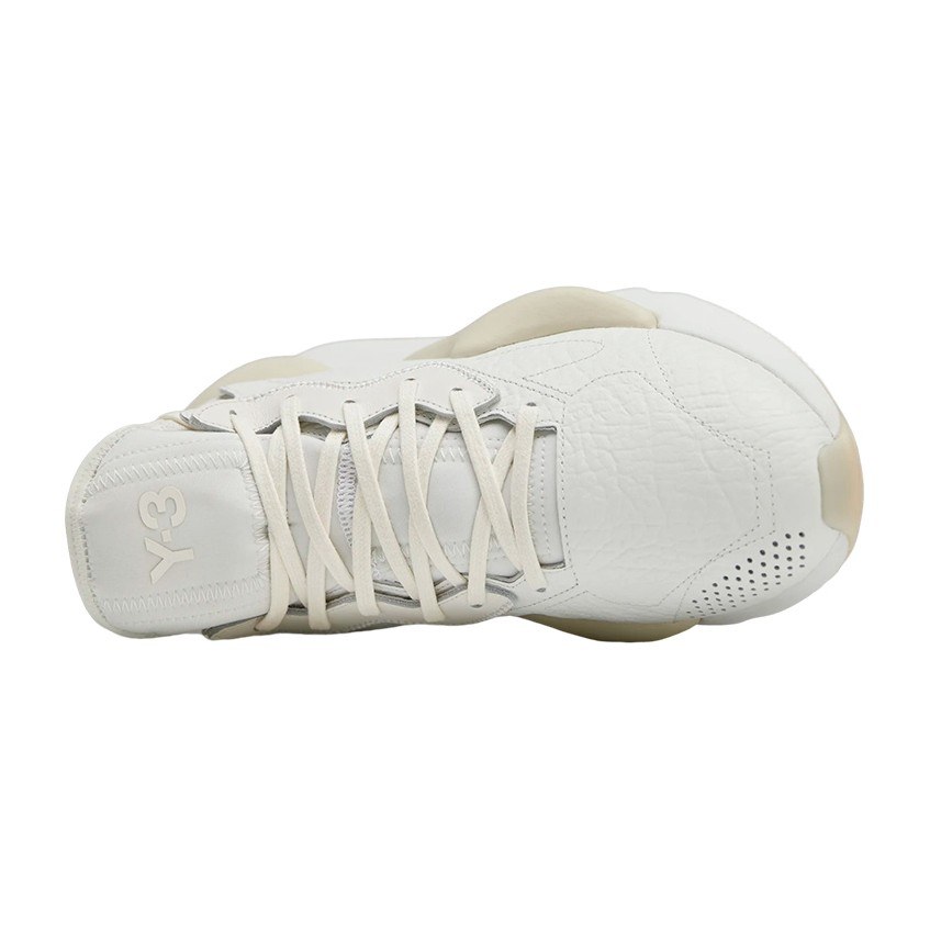 Y-3 White Leather Sneakers