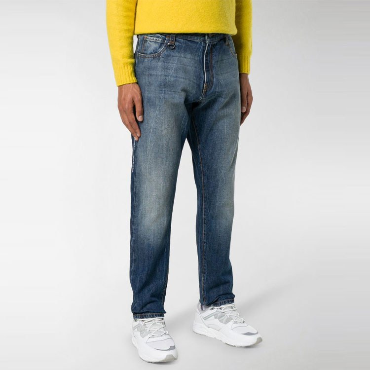 Moncler Genius x Fragment FW21 Vintage Straight Jeans Blue
