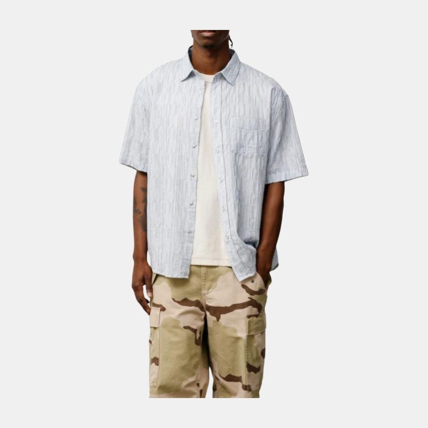 Stussy SS25 Wavy Striped Shirt
