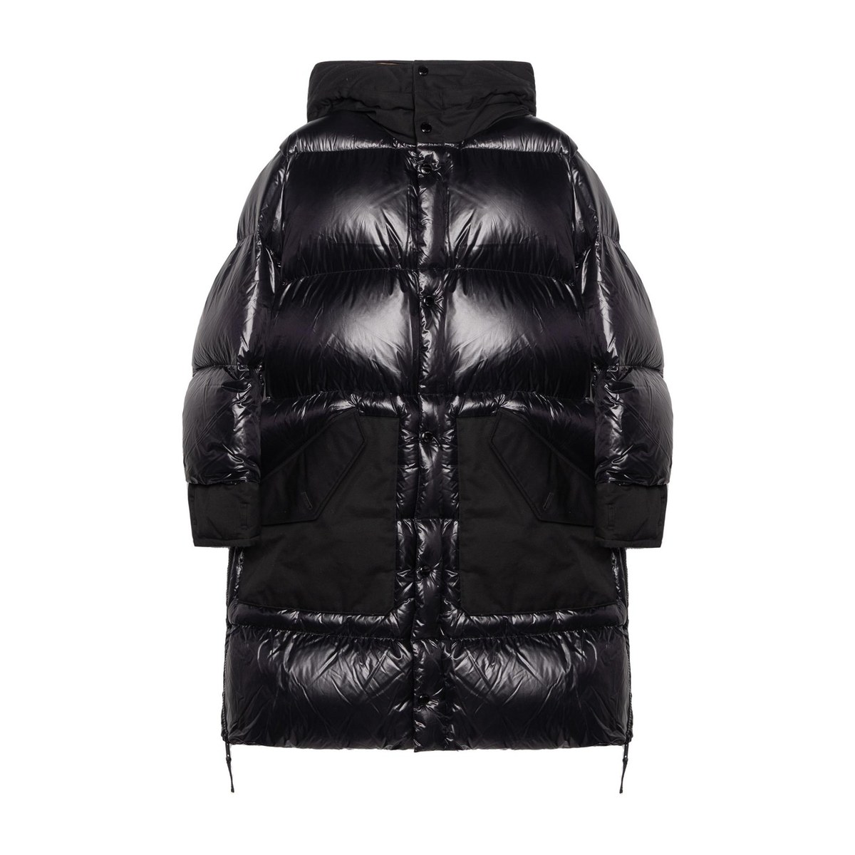 Burberry Hooded Down Jacket Black