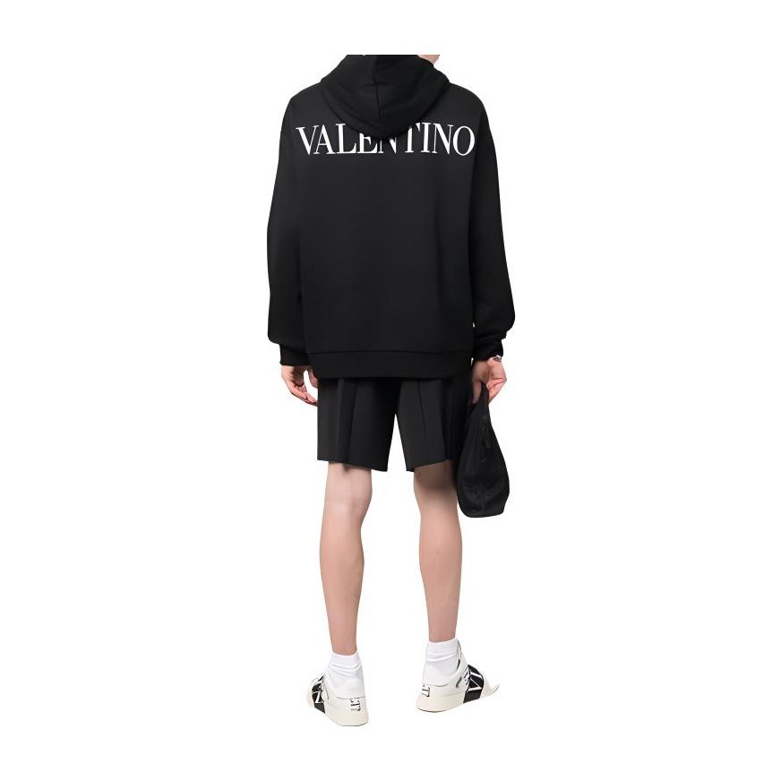 Valentino SS22 Logo Hoodie Black