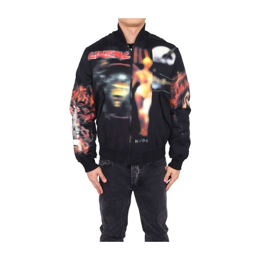 Givenchy Long Sleeve Zip Jacket Black