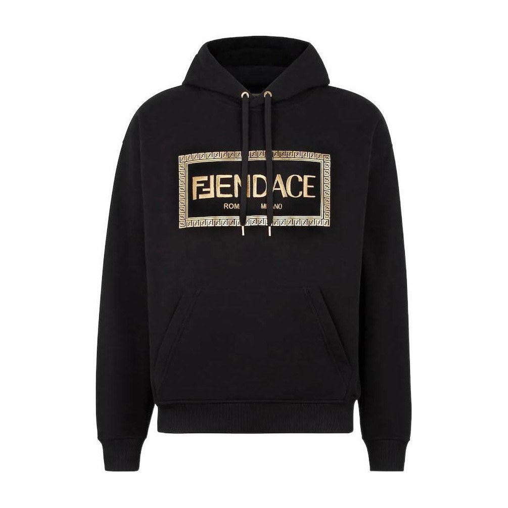 Fendi x Versace SS22 Hoodie Black