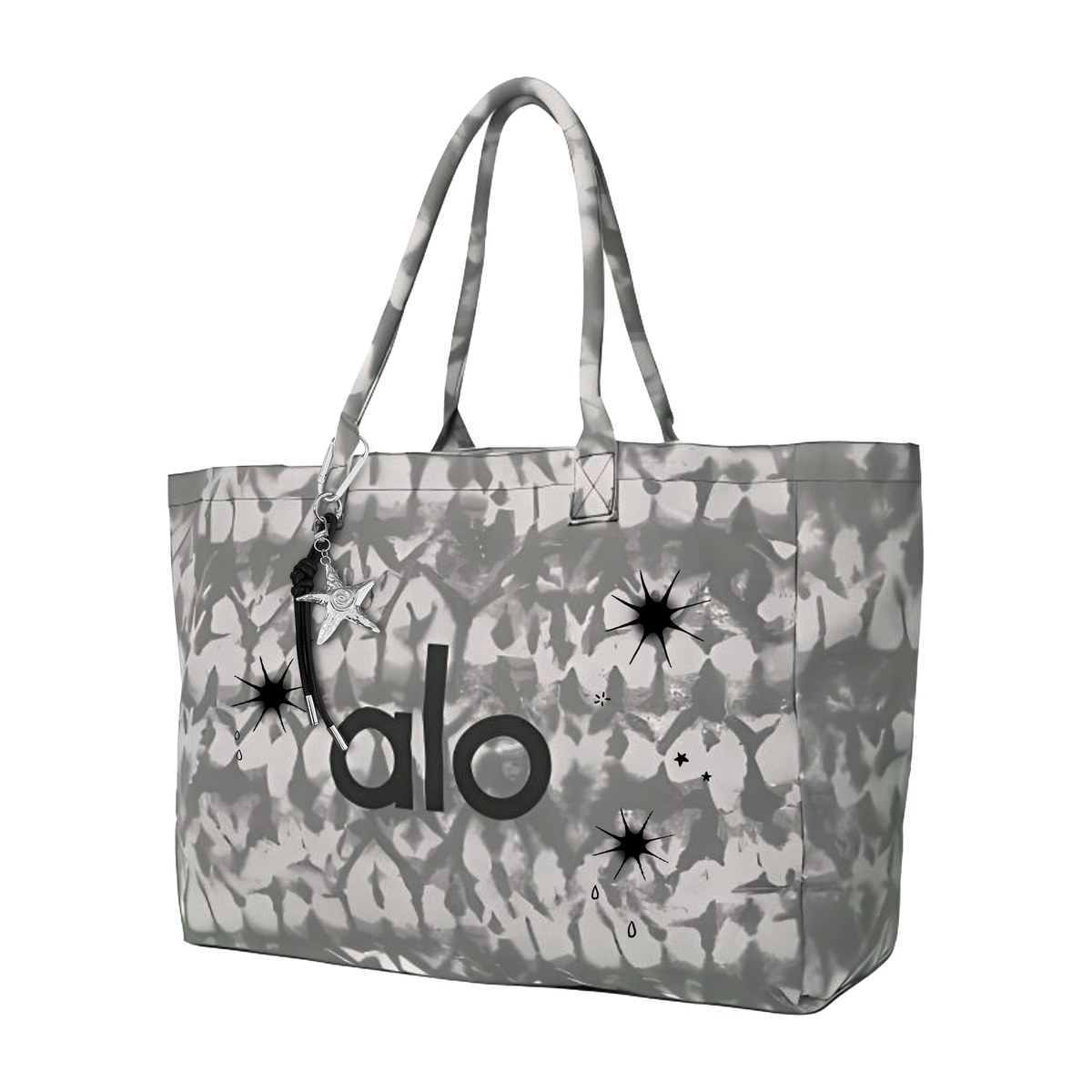 alo yoga Qi Mu Tote Bag Large Gray