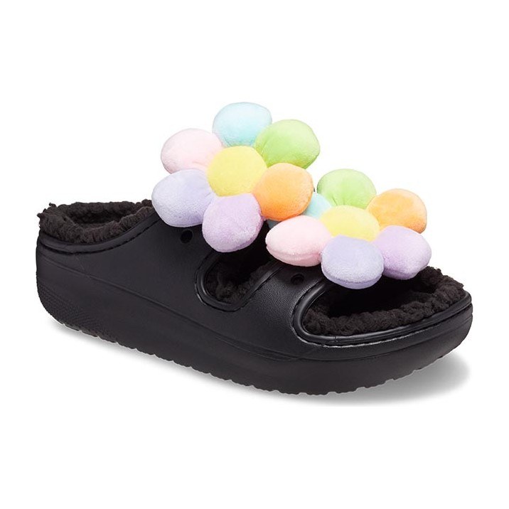 Crocs Classic Fuzzy Black