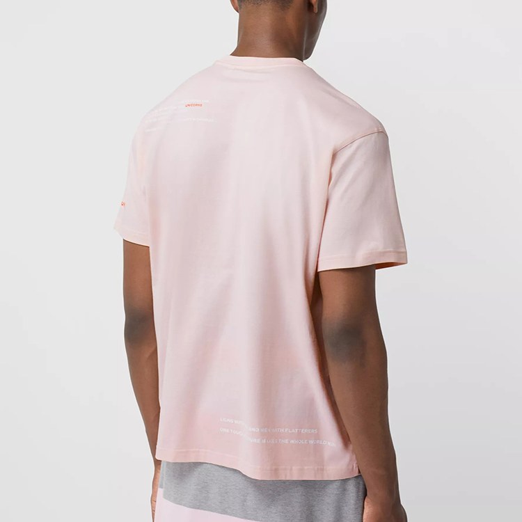 Burberry Logo Montage T-Shirt