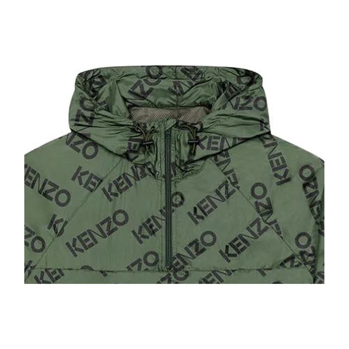 KENZO FW22 Logo Hoodie Jacket Green