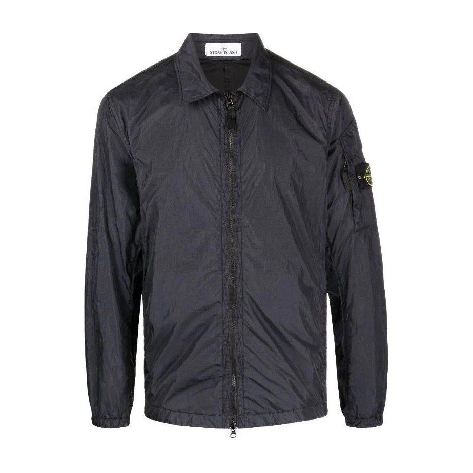 Stone Island FW22 Nylon Shirt Jacket Navy Blue