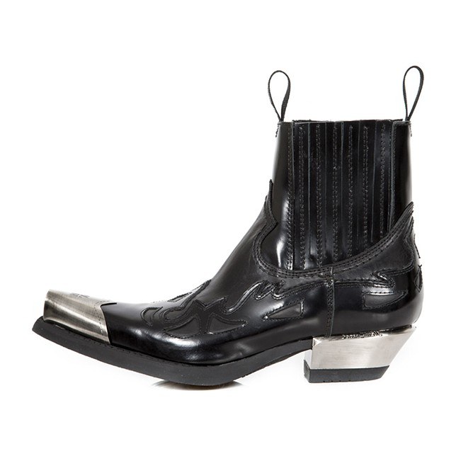 New Rock Chelsea Boots Black