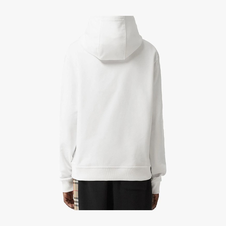 Burberry Classic Logo Hoodie White