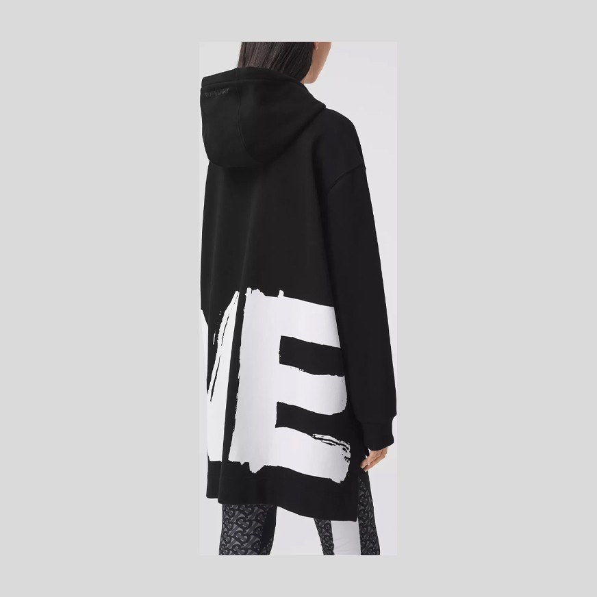 Burberry Love Hoodie Black