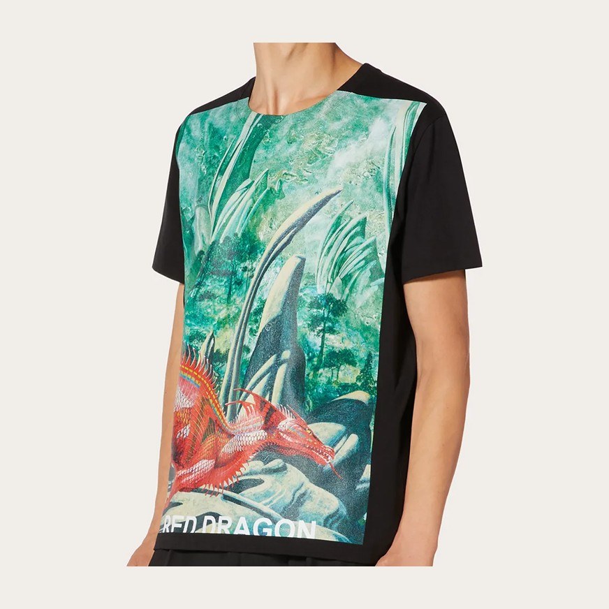 Valentino Dinosaur Print T-Shirt
