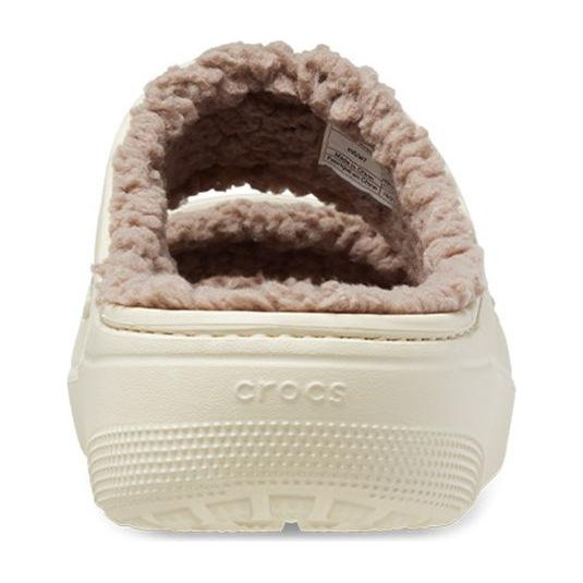 Crocs Classic Lined Clog Bone White