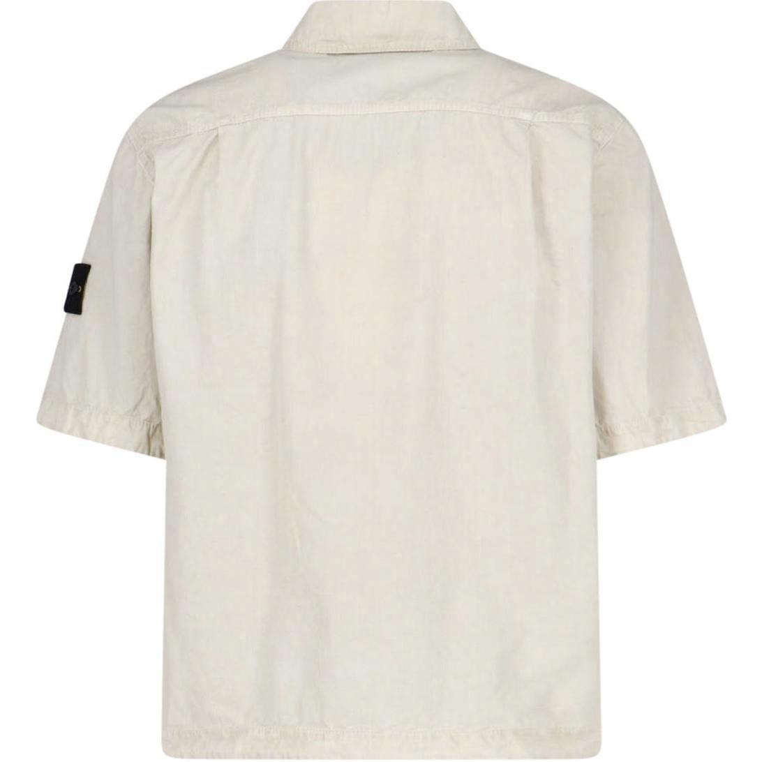 Stone Island Badge Short Sleeve Shirt
