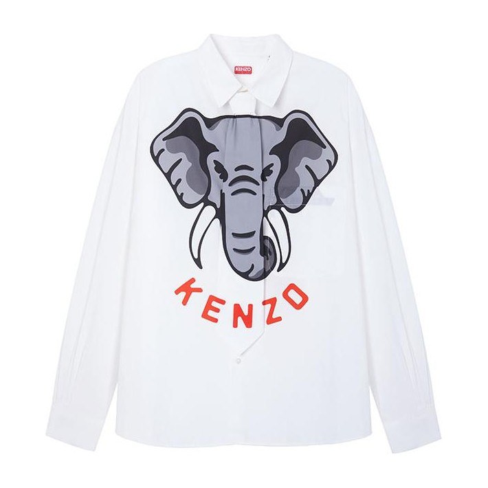 KENZO SS23 Elephant Logo Shirt