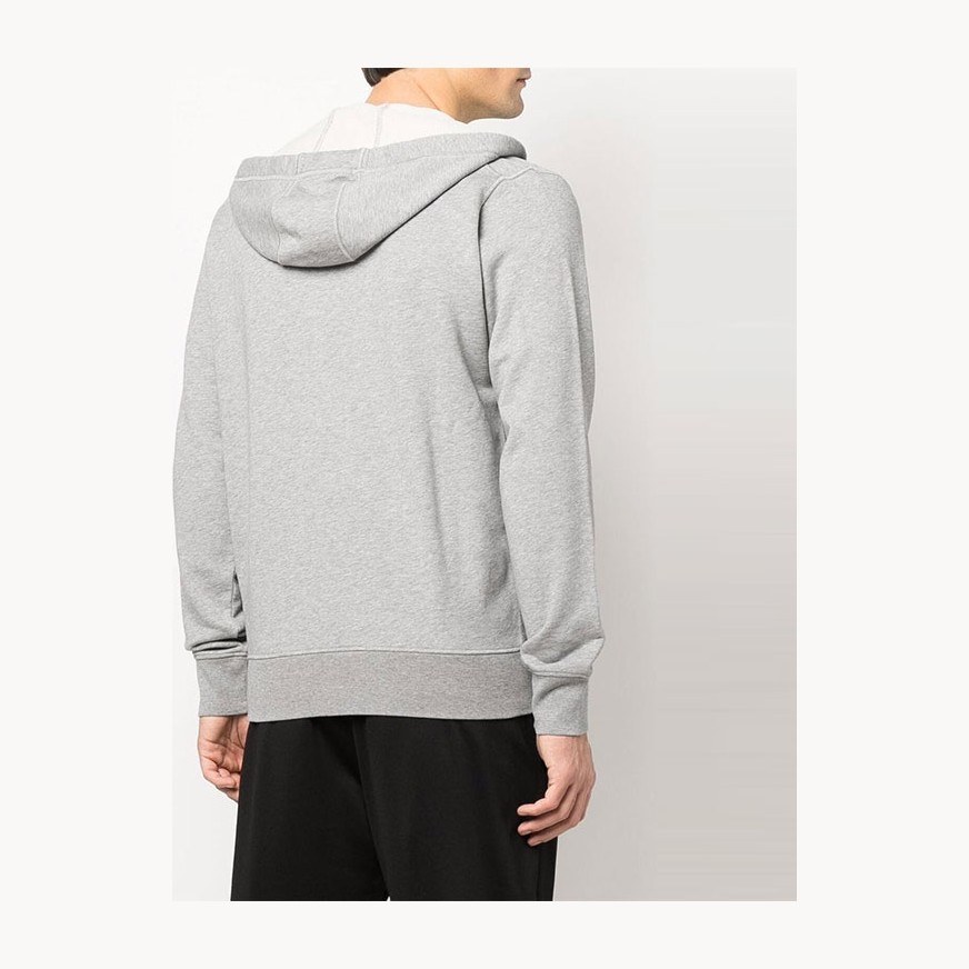 Stone Island Compass Badge Hoodie Grey