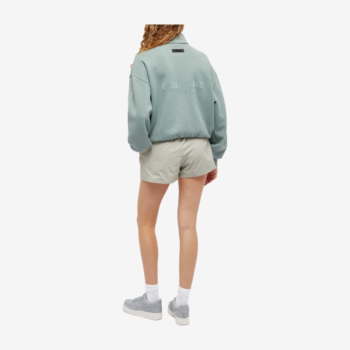 Fear of God Essentials Fullzip Jacket Sycamore Mist Blue
