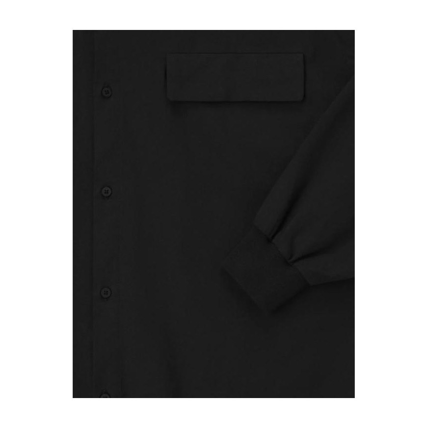 Fear of God Essentials Oxford Shirt Jet Black