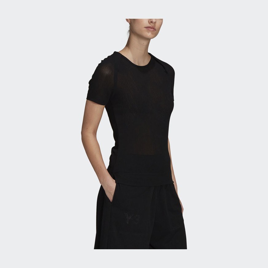 Y-3 FW21 Crewneck T-Shirt Black