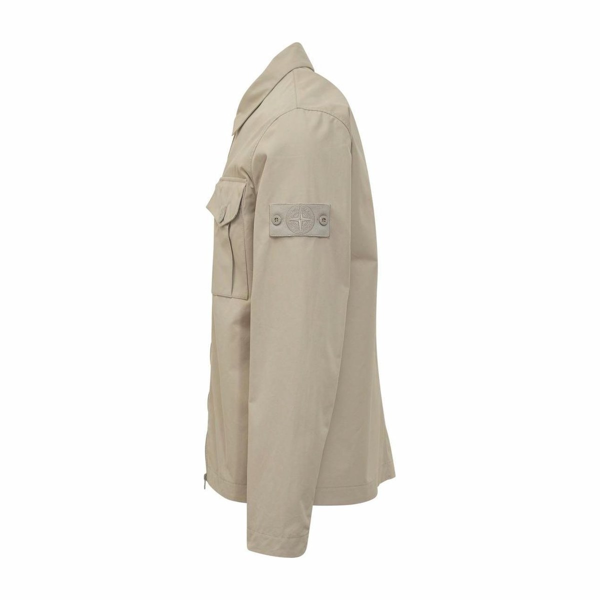Stone Island Zip Jacket Khaki