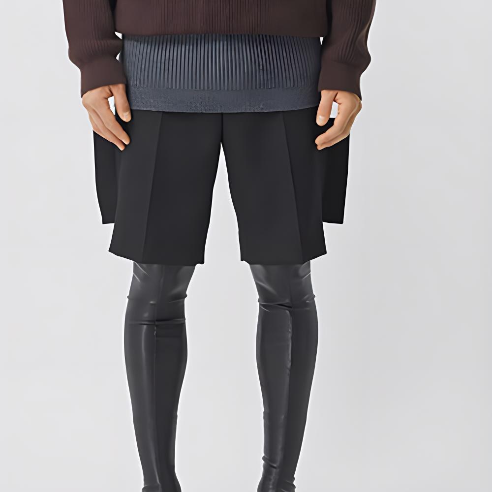Burberry FW21 Black Wool Shorts