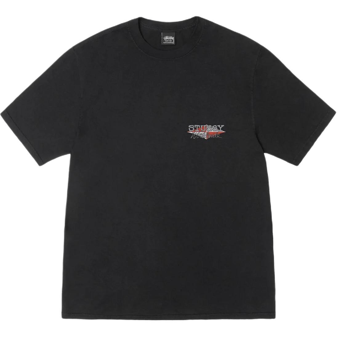 Stussy SS25 WORLDWIDE DIAMOND TEE PIGMENT DYED logoT
