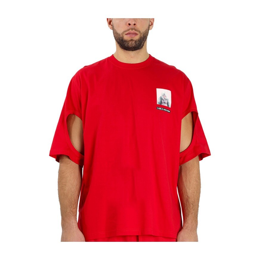 Burberry SS22 Red Gorilla Print T-Shirt