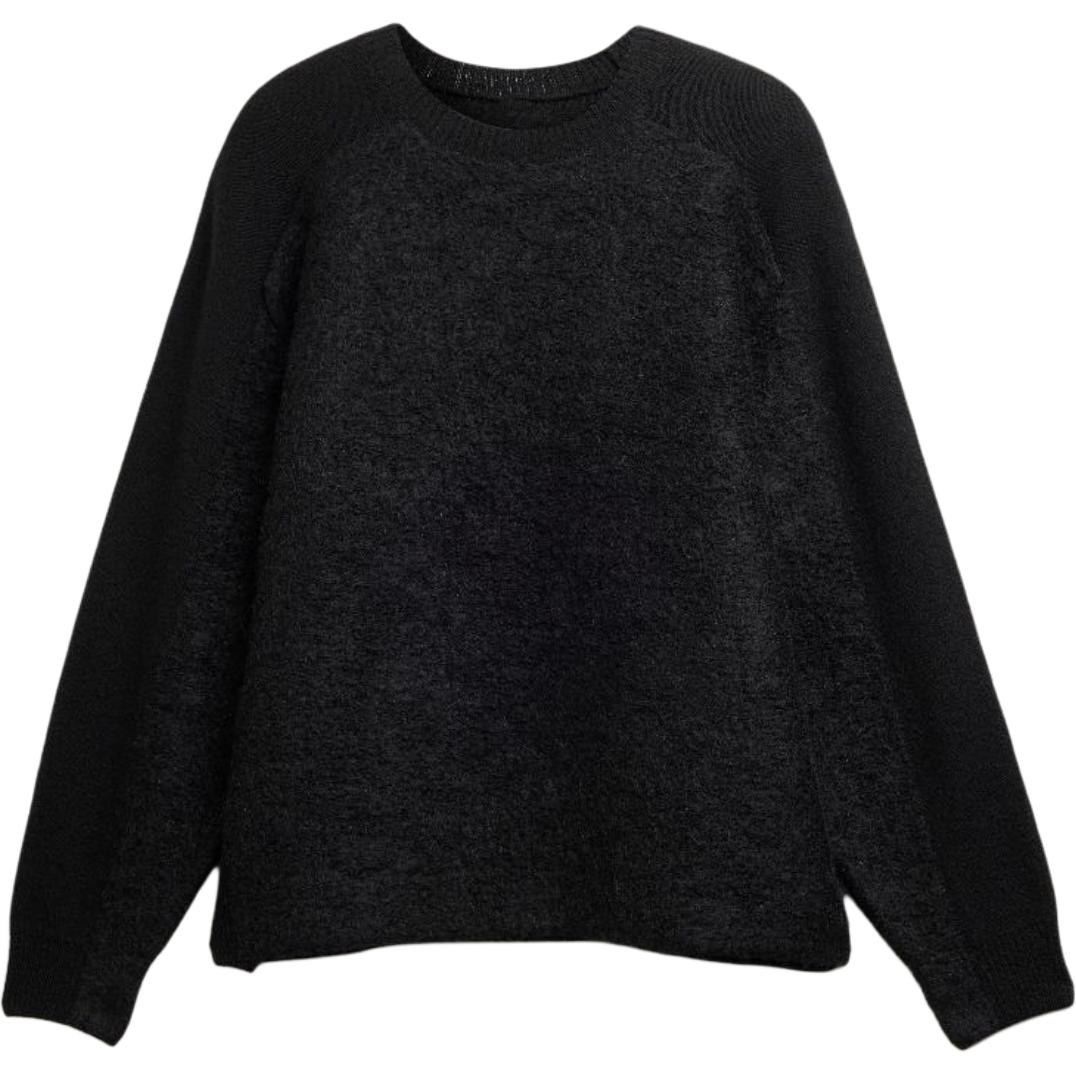 Y-3 Knit Crewneck Long Sleeve Black