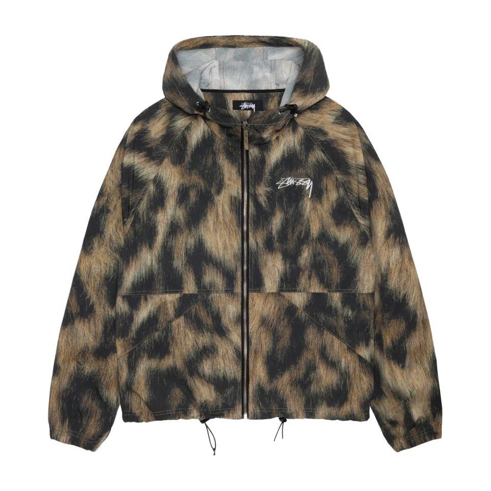 Stussy Beach Shell Fur Print Jacket