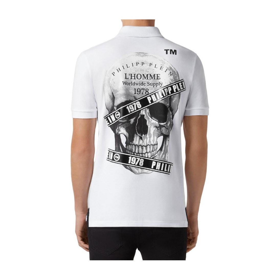 Philipp Plein Polo Shirt White