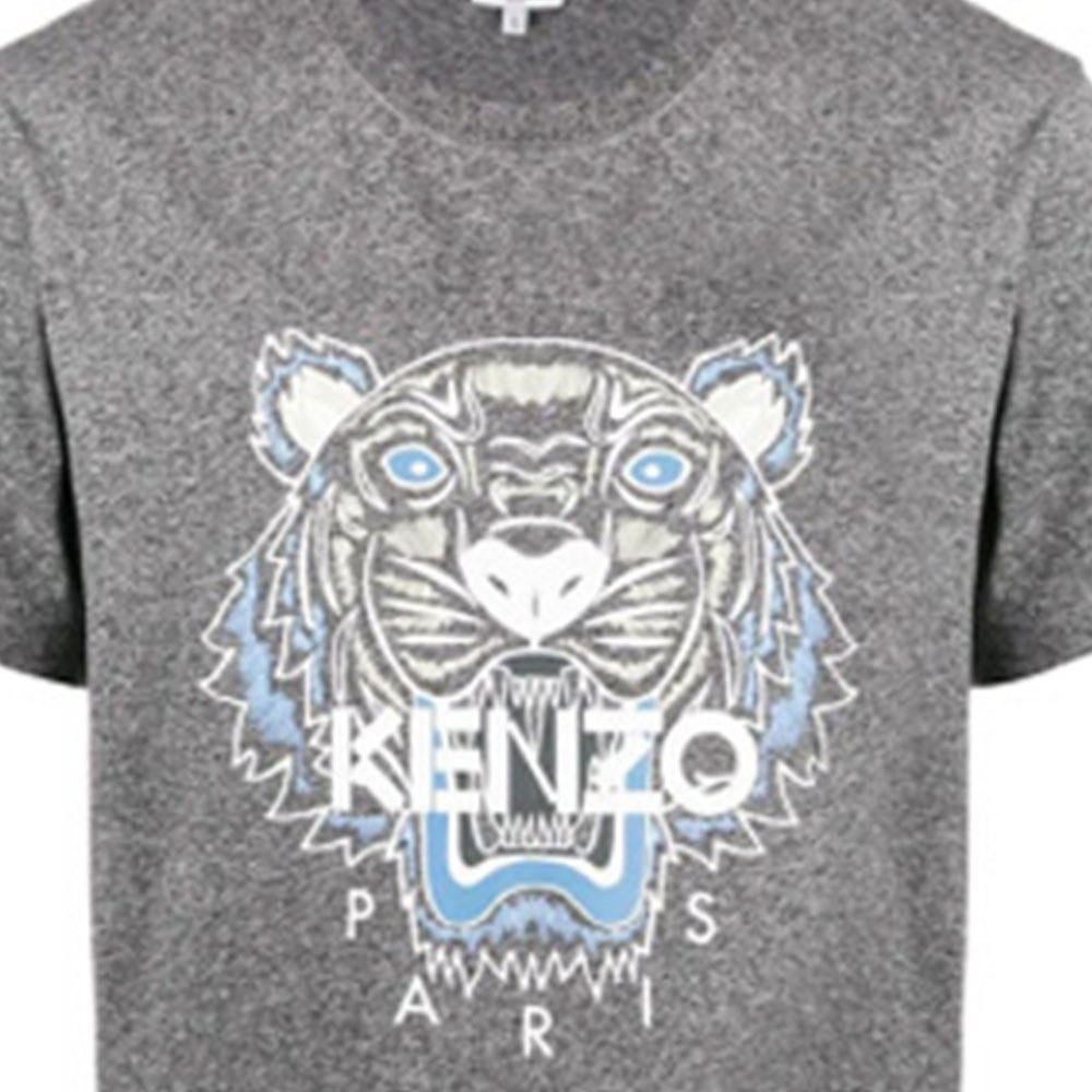 KENZO Classic Tiger Print T-Shirt Grey