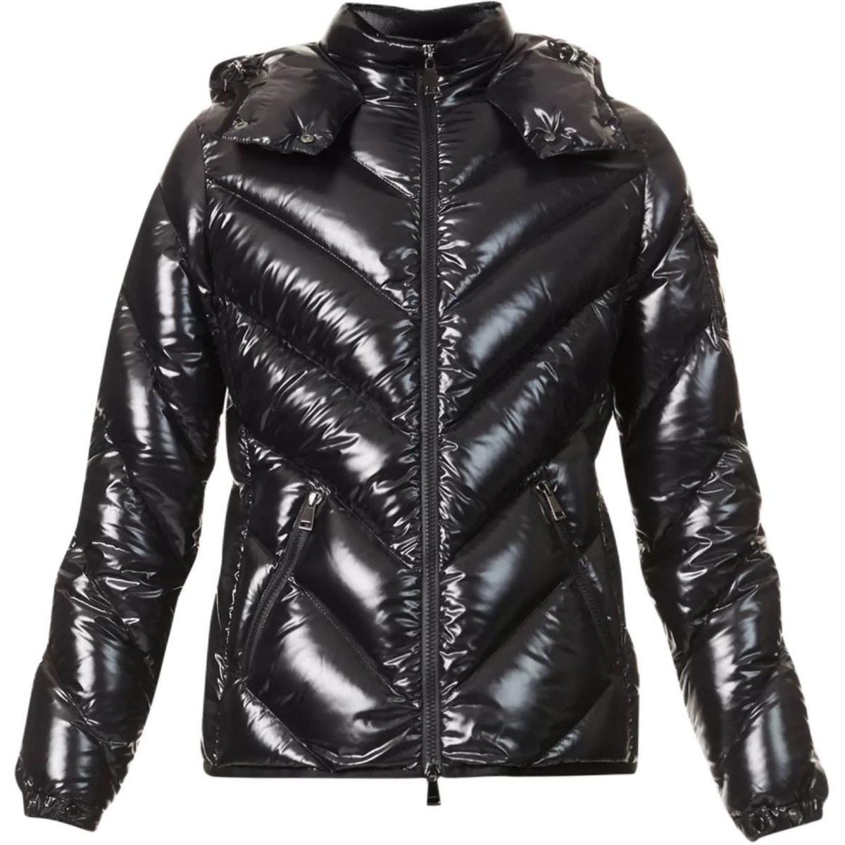 Moncler Hooded Down Jacket Black