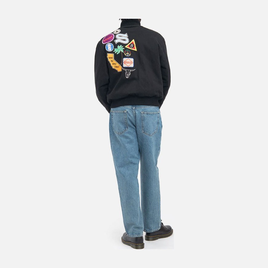 Stussy SS22 Baseball Jacket Black