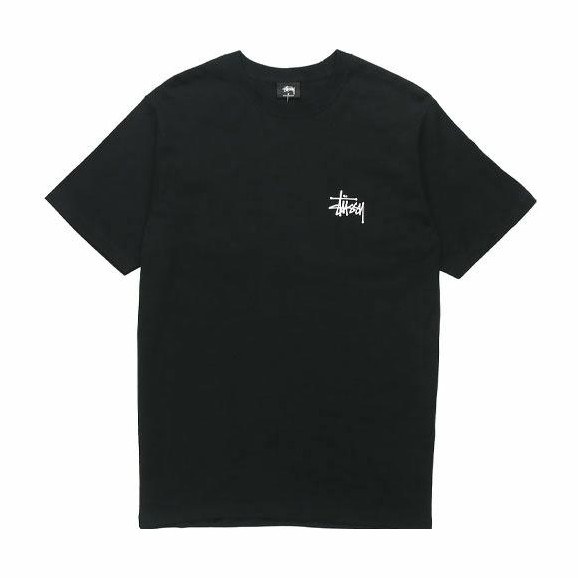Stussy Classic Print T-Shirt Black