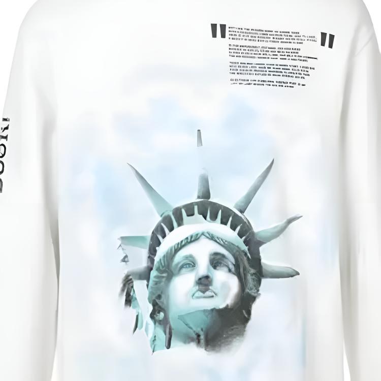 OFF-WHITE Statue of Liberty Crewneck Sweatshirt