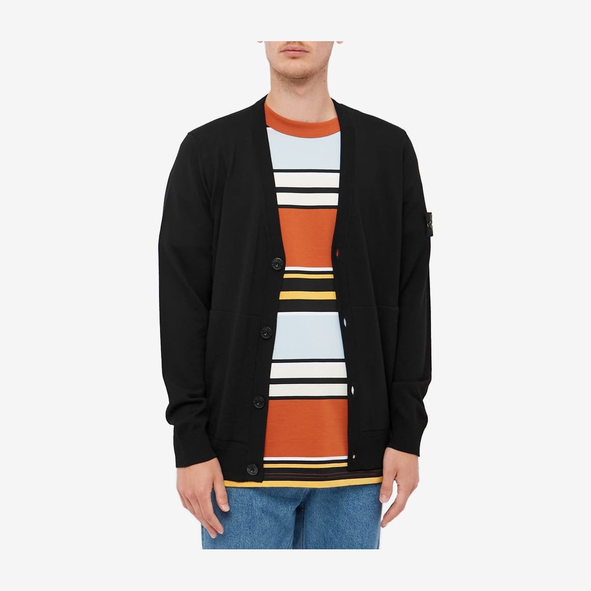 Stone Island FW22 Black Wool Sweater
